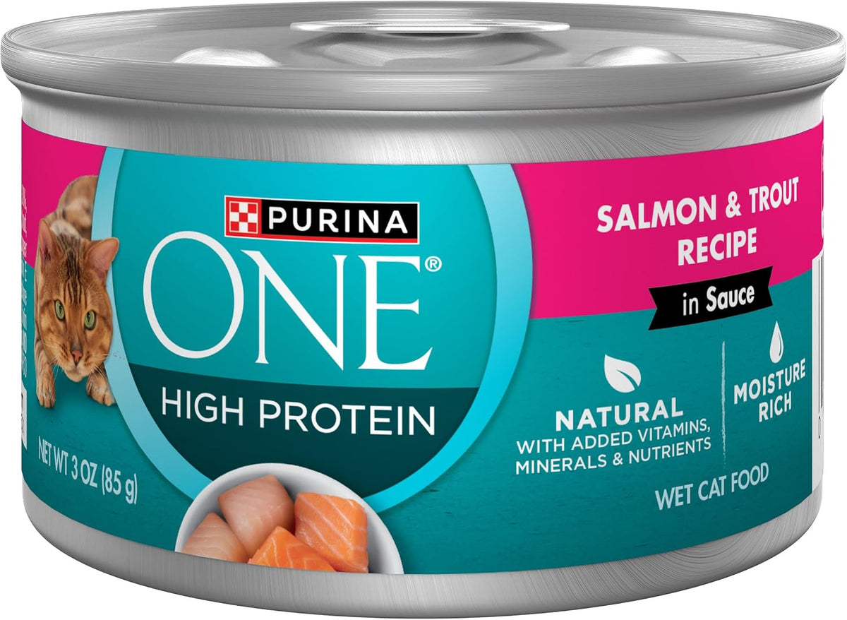 Purina ONE Natural, High Protein Cat Food Variety Pack, Turkey, Chicken and Tuna Recipes - (2 Packs of 12) 3 oz. Cans - Image 13