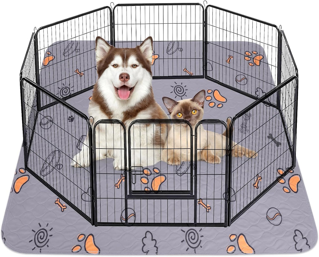 Washable Pee Pads for Dogs, 2 Pack Large 36"x41" Super Absorbent Reusable Dog Training Pads, 100% Waterproof Non-Slip Puppy Whelping Dog Playpen Indoor Pads Mat Pet Supplies - Image 9
