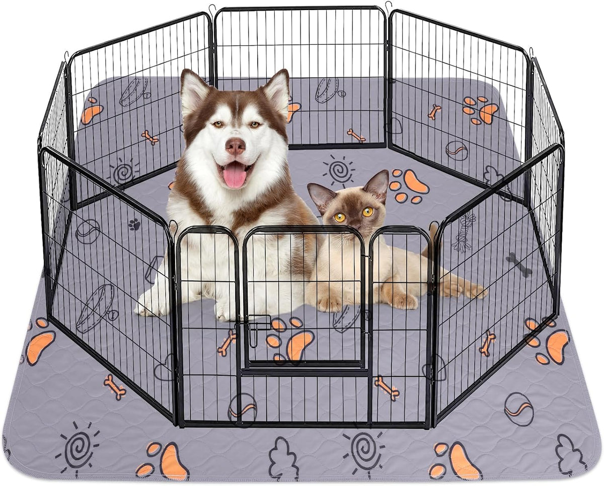 Washable Pee Pads for Dogs, 2 Pack Large 36"x41" Super Absorbent Reusable Dog Training Pads, 100% Waterproof Non-Slip Puppy Whelping Dog Playpen Indoor Pads Mat Pet Supplies - Image 9