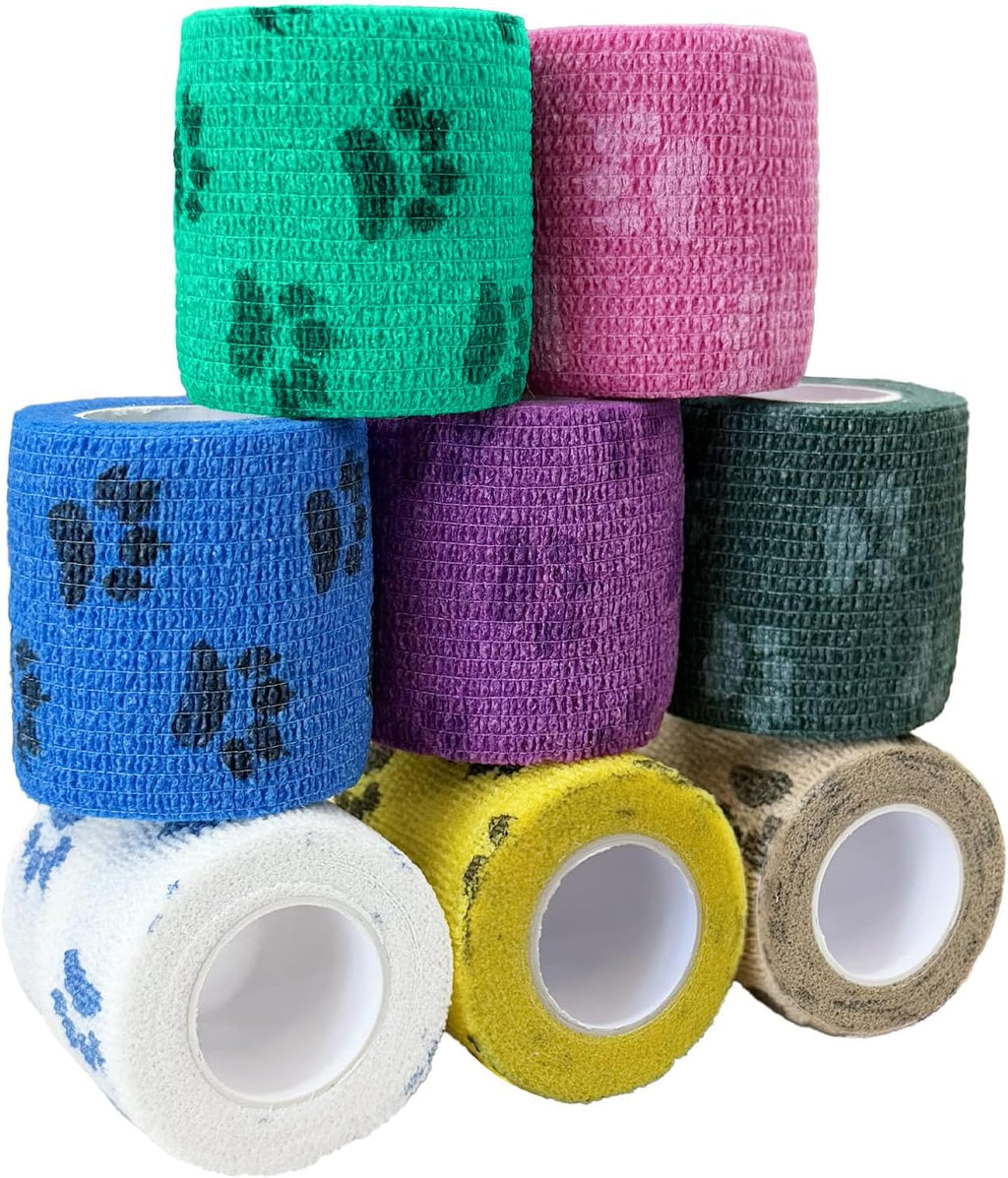 Fripup self adhesive vet bandage 8 pack front view