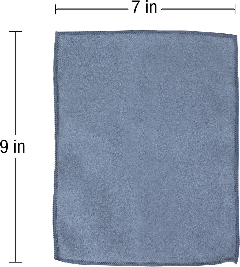 Close up view of plush microfiber material texture
