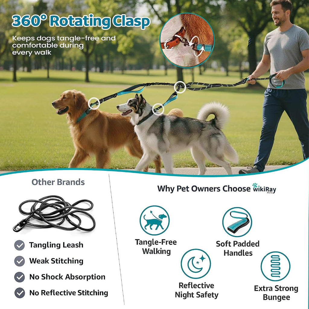 Neoprene padded traffic handle for comfortable pet control close up