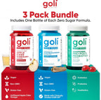 Goli Zero Sugar Trio 180 count set layout