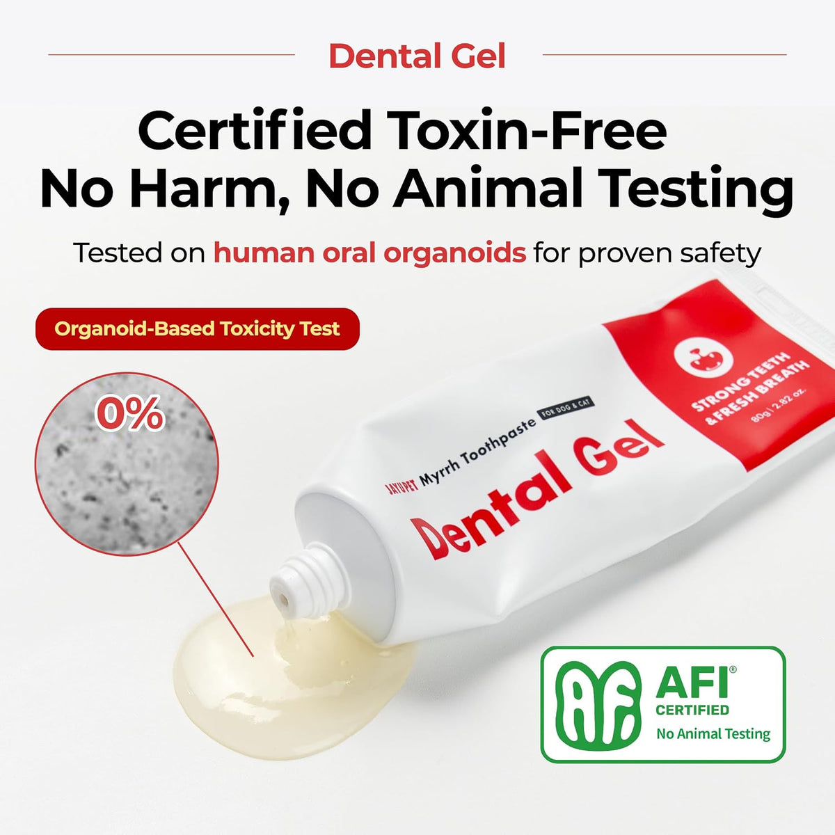 Jayu Pet dental gel texture and consistency for pet teeth