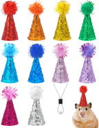 PET SHOW 10pcs Mini Small Dog Hats Cat Birthday Party Hat Rabbit Hats for Holiday Wedding Puppies Kittens Costume Accessories - Image 13