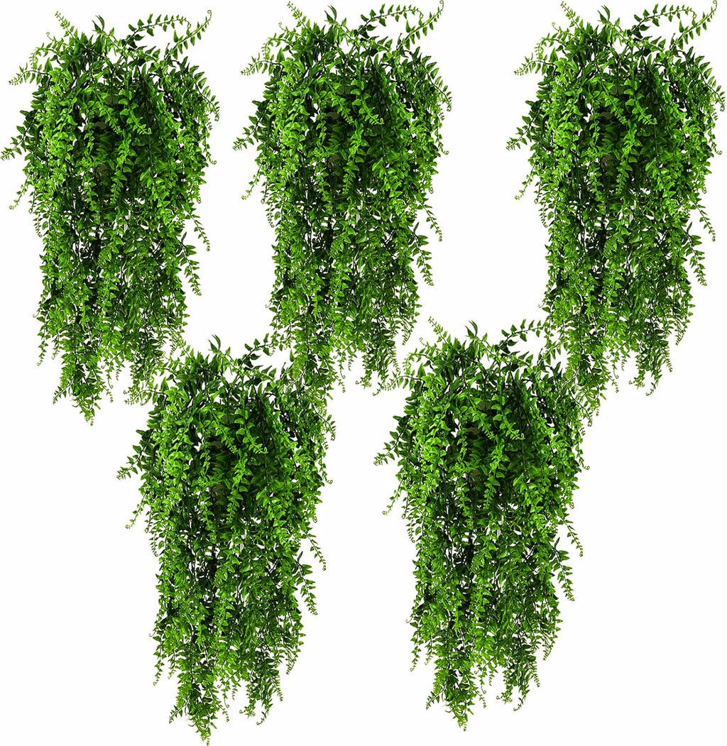 HERCOCCI 2 Pack Reptile Plants, Terrarium Hanging Plants Vines Artificial Leaves Habitat Decorations with Suction Cup for Bearded Dragon Hermit Crab Lizard Snake Geckos Chameleon - Image 10