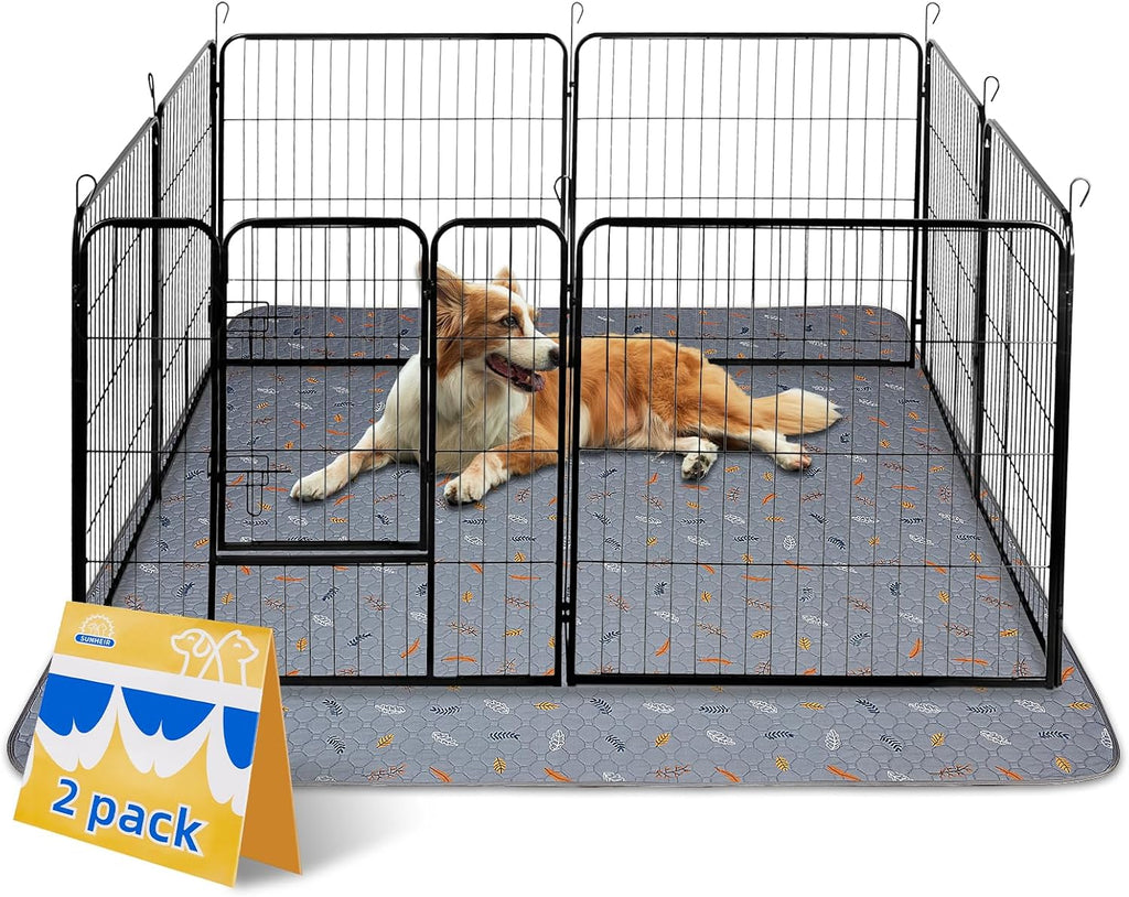 Sunheir heavy absorbency puppy training mats folded