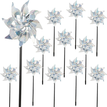 Winemana 12 pack reflective pinwheels front view
