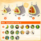 MEWTOGO Medium Winter Warm Bird Nest House with Support Board for Cage - Image 4