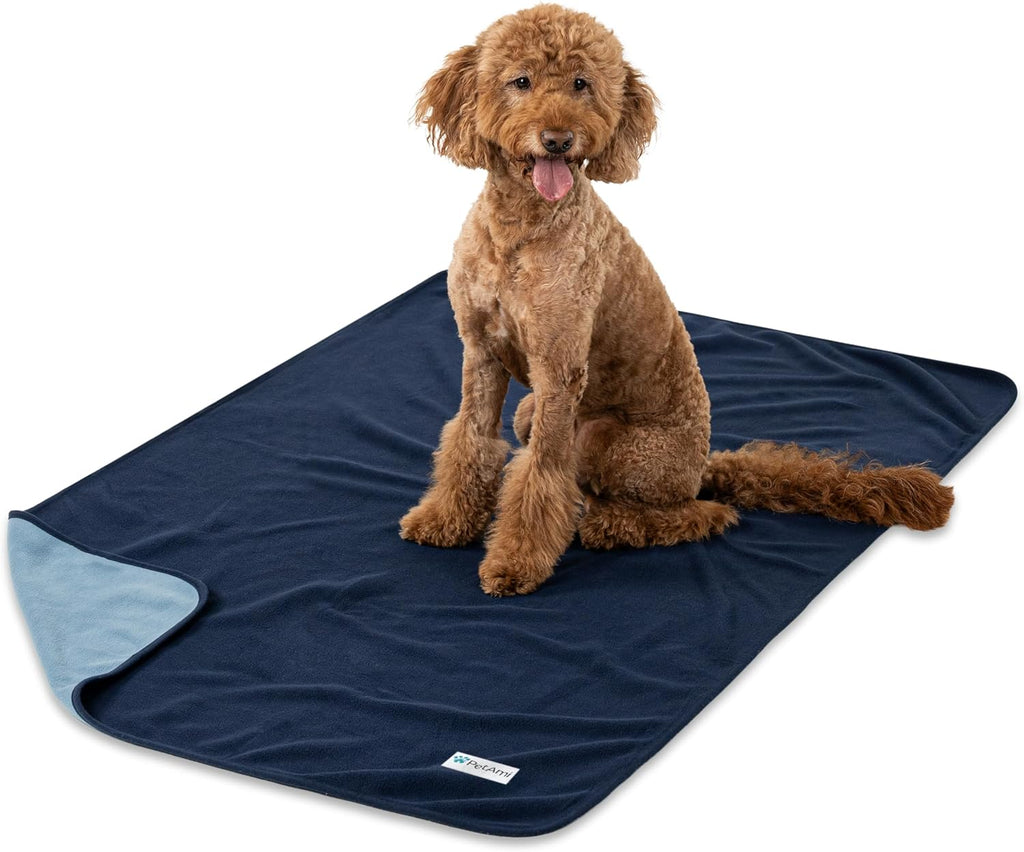 PetAmi Waterproof Dog Blanket for Small Medium Dogs Cats, Pee Proof Reversible Cat Blanket for Kitten Puppy, Soft Fleece Washable Pet Throw for Couch Car Crate Liner, 29x40 Taupe Beige - Image 12
