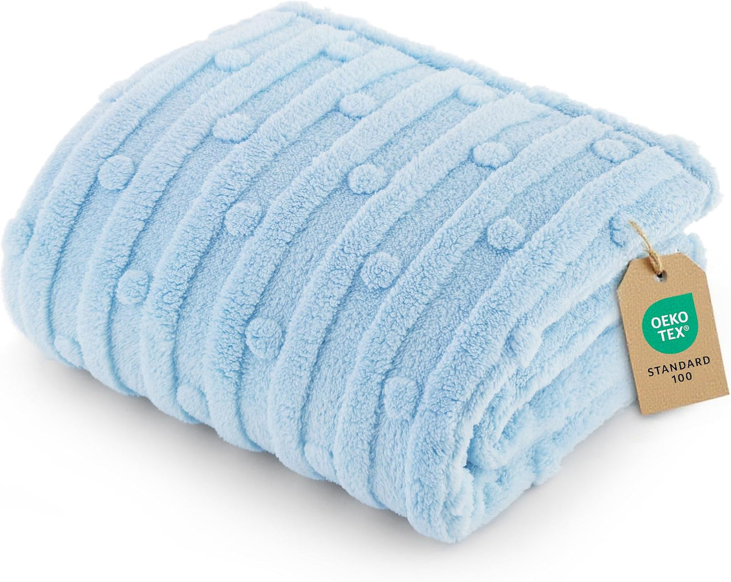 Bedsure Dog Blankets for Small Dogs Washable - Fluffy Fuzzy Cat Puppy Blanket with Premium 300GSM Coral Fleece Soft for Pet Kitten Doggy, White, 25x35IN - Image 13