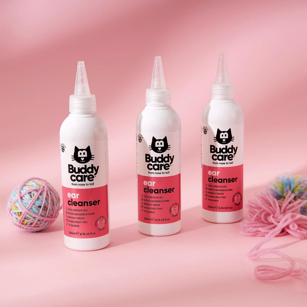 Authentic Buddycare pet grooming product bottle
