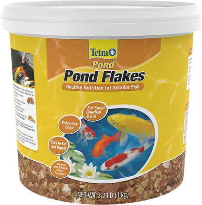 TetraPond Pond Flakes, Complete Nutrition for Smaller Pond Fish, Fish Food for Goldfish and Koi Fish, 6.35 Ounces - Image 9