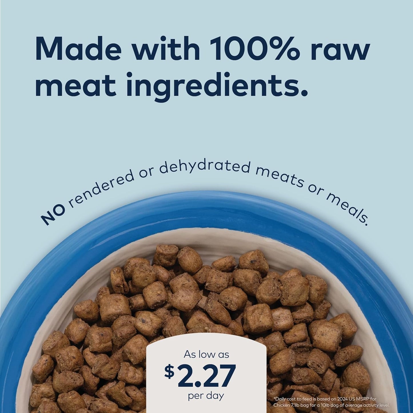 ZIWI Peak Beef Chicken and Lamb formula dry dog food kibble texture