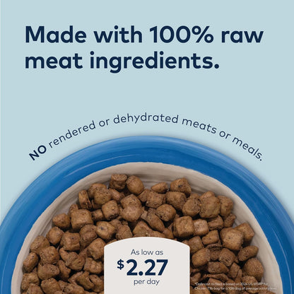 ZIWI Peak Beef Chicken and Lamb formula dry dog food kibble texture