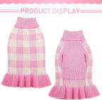 KOESON small puppy turtleneck pullover warm winter clothes