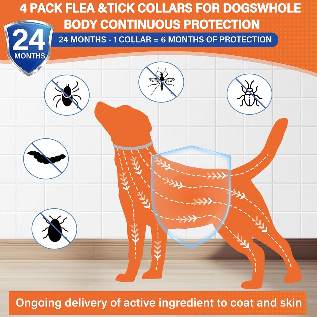 Vicsom adjustable dog flea collar waterproof material detail