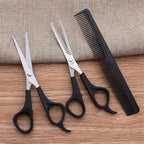 Wowitis 3-piece hair cutting scissors set front view