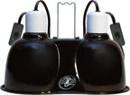 Zoo Med Mini Combo Deep Dome dual reflector setup with independent power switches