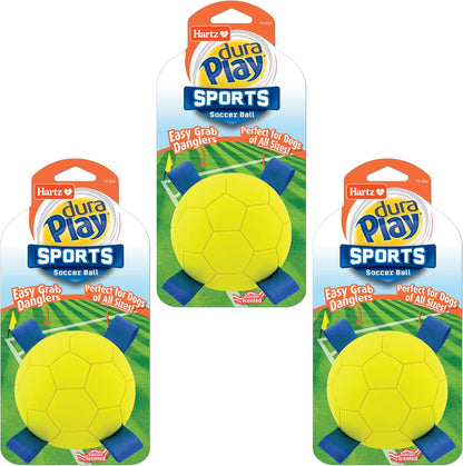 Hartz DuraPlay Ball Squeaky Latex Dog Toy, Neon Green, Neon Pink & Neon Orange, Large 3 Count Pack - Image 13