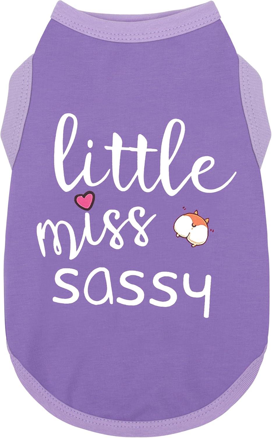 Paiaite Dog Clothes Fashionable Sleeveless Pet Vest: 'Little Miss Sassy' Printed Cotton Dog Shirt, Ideal for Small, Medium, and Large Breeds, Ensuring Comfort and Breathability Rose Red M - Image 10