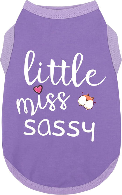Paiaite Dog Clothes Fashionable Sleeveless Pet Vest: 'Little Miss Sassy' Printed Cotton Dog Shirt, Ideal for Small, Medium, and Large Breeds, Ensuring Comfort and Breathability Rose Red M - Image 10