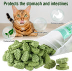 Premium cat grass dental chew sticks for teeth cleaning