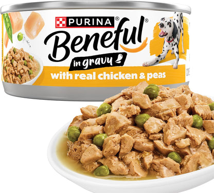 Purina Beneful with Real Chicken or Steak Flavor in Gravy Wet Dog Food Variety Pack - 5.5 oz. (Pack of 12) - Image 10
