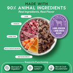 High protein grain free air dried dog food jerky style morsels