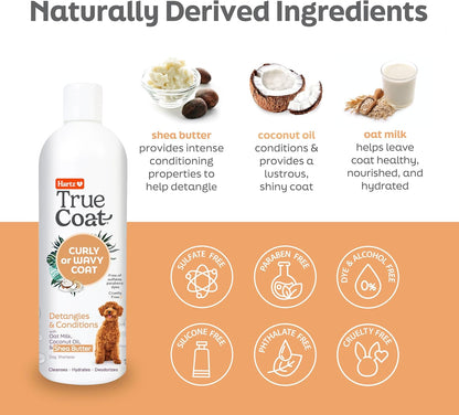 Hartz True Coat dog grooming shampoo for Poodles and Doodles