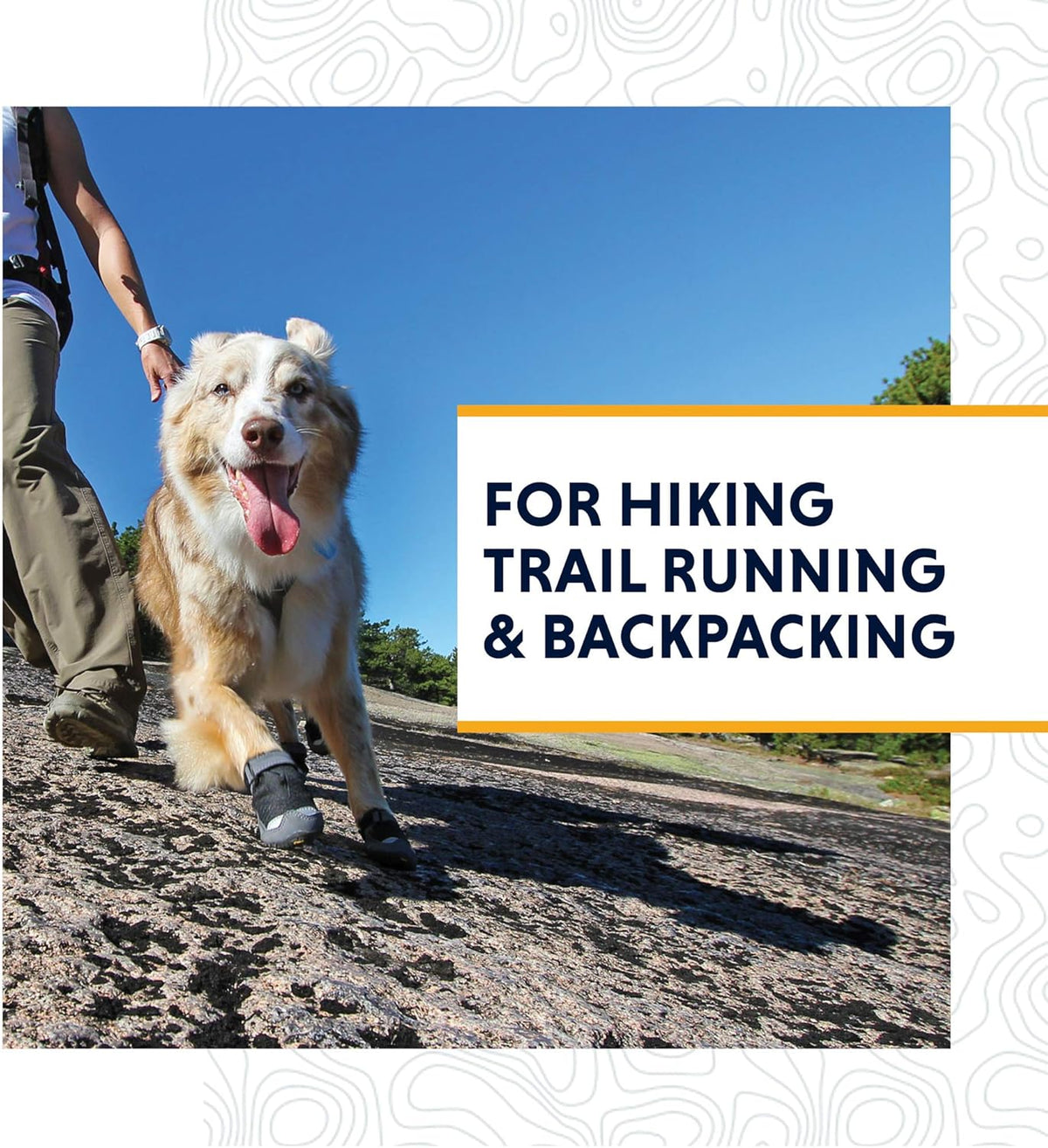 Side view of Ruffwear Grip Trex dog footwear for hiking