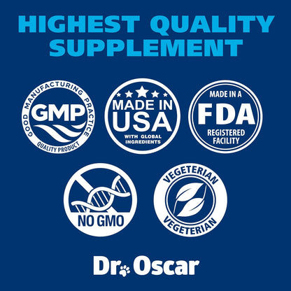 Dr Oscar taurine for dogs high potency formula for dilated cardiomyopathy prevention and normal blood flow