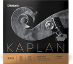 Unboxed D'Addario Kaplan double bass strings demonstrating flexible stranded steel core flexibility for musicians.