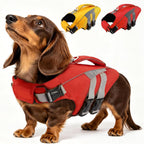 MIGOHI Dog Life Jacket,Reflective Dog Life Vest for Swimming Boating,Ripstop Dog Swimsuit with Rescue Handle,Adjustable Pool Float for Small Medium Large Dogs,Pet Safe Lifesaver with Superior Buoyancy - Image 14