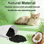 NewKe replacement carbon filter pouch showing the breathable mesh material filled with coconut shell charcoal.