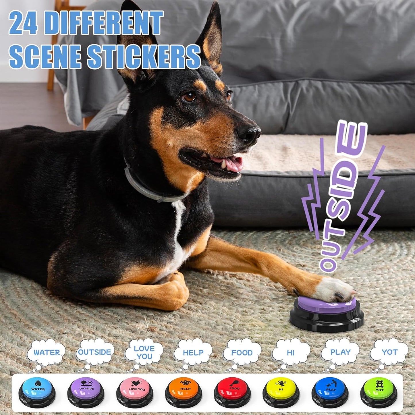 Soft rubber short hair dog bath brush and grooming set