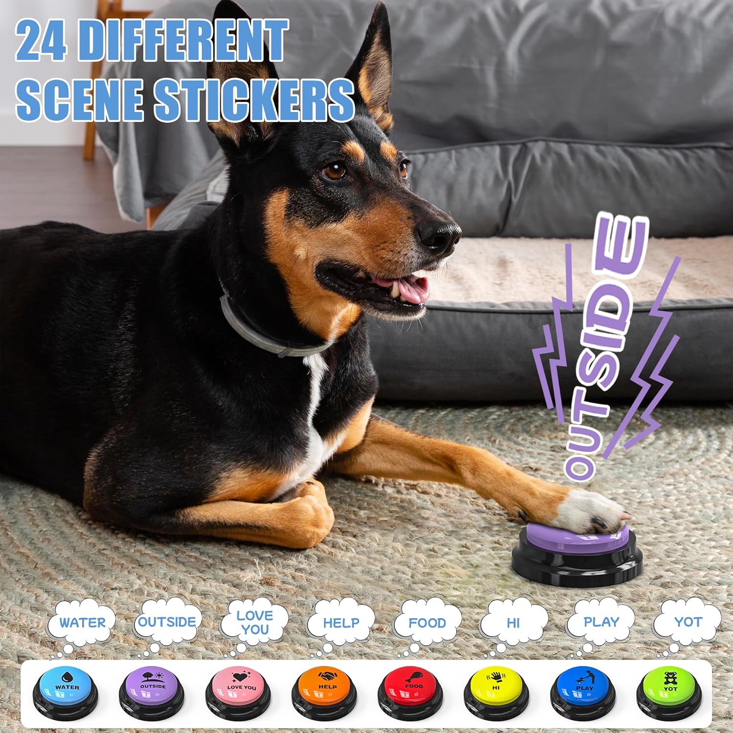 Soft rubber short hair dog bath brush and grooming set