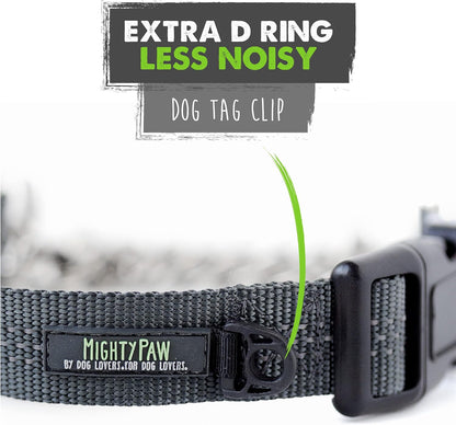 Premium imported USA dog training collar showing close up of durable construction.