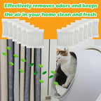 Box packaging of PurifyLogix replacement charcoal filters for multi cat household odor defense.