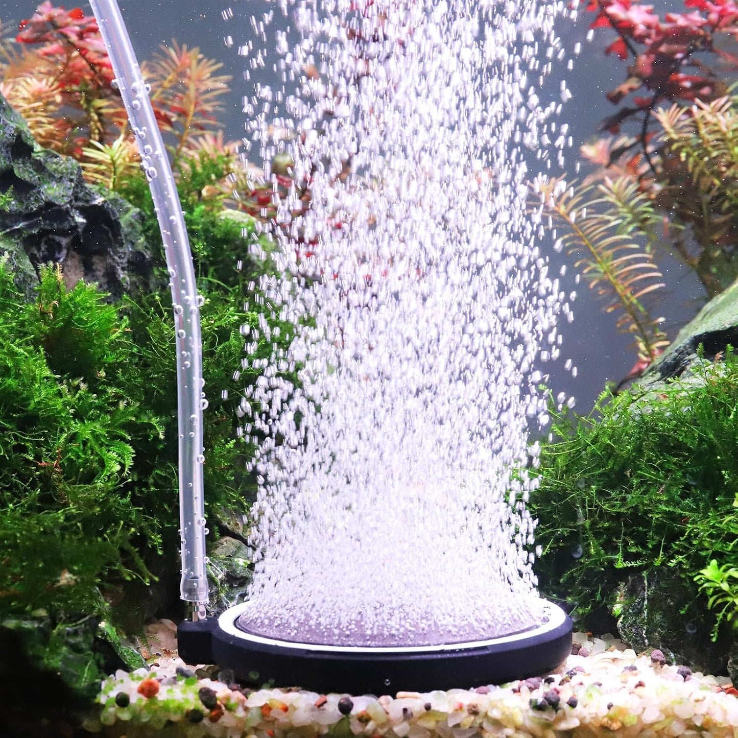 Hygger premium self sinking aquarium bubble creator close up