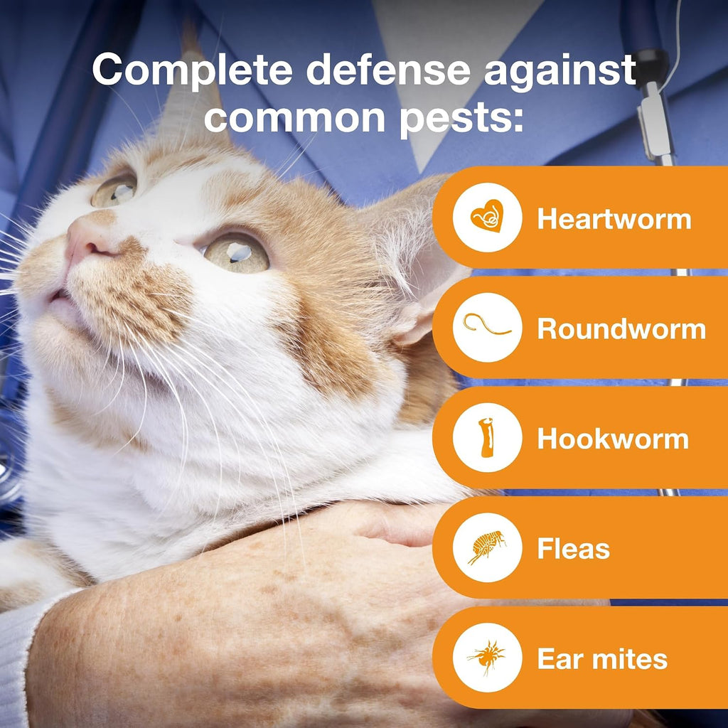 Authentic USA imported Advantage Multi flea and heartworm treatment