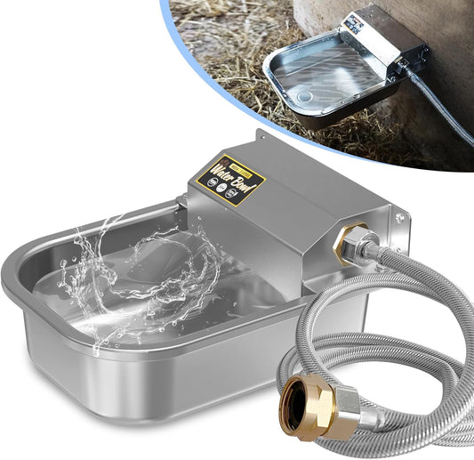 PETIMI Automatic Dog Water Dispenser front view showing stainless steel design