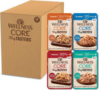 Wellness CORE Tiny Tasters Pate Variety Pack Adult Wet Cat Food, Natural, Protein Rich, Grain Free, Land Recipes, 1.75 oz, Pack of 12 Pouches - Image 12