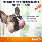 Omega 3 and 6 pet supplement jar with salmon flavor label