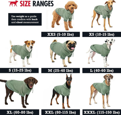 Tuff Pupper dog sweatshirt showcasing the ultra soft fleece lining interior for superior pet comfort.