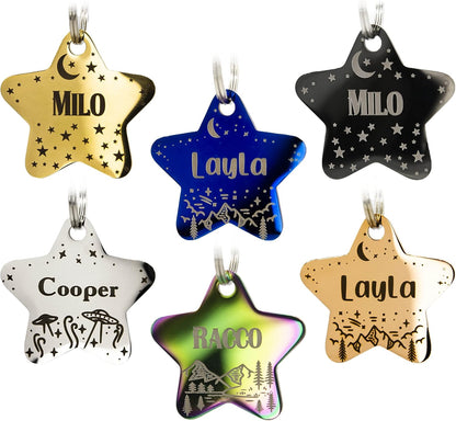 Personalized Dog Tag with 5 Lines of Custom Deep Engraved Durable Stainless Steel Pet ID Name Tag Designer Regular Size Bone - Image 13
