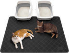 Conlun Cat Litter Mat Litter Trapping Mat, Premium Durable PVC Grid Mesh with Scatter Control, Non-slip, Less Waste Cat Litter Box Mat, Soft on Kitty's Paws, Urine Waterproof, 24" x 17" Grey - Image 10