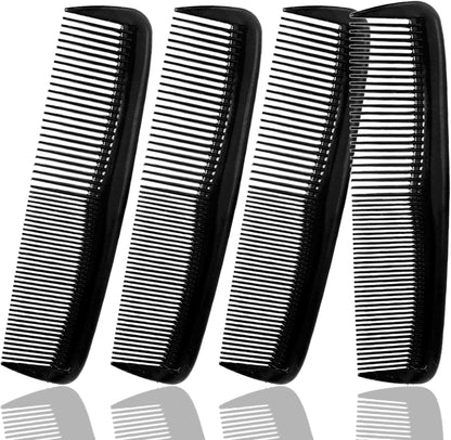 Soft 'N Style unbreakable hair comb front view fine tooth pocket comb
