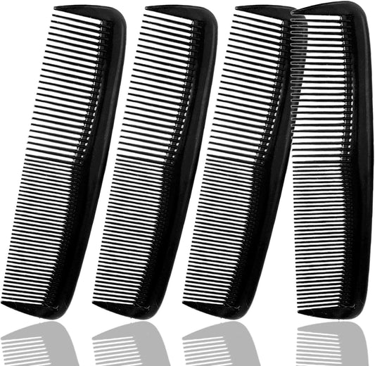 Soft 'N Style unbreakable hair comb front view fine tooth pocket comb