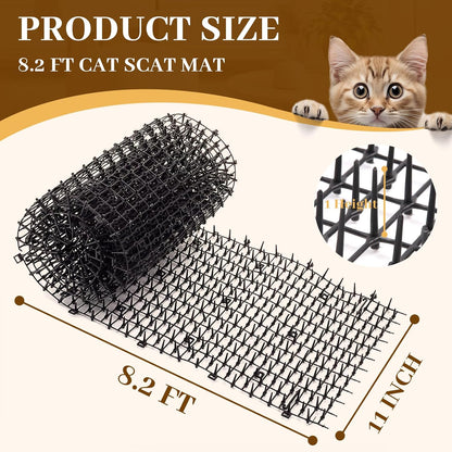 Close up of Hmyomina anti digging prickle strips